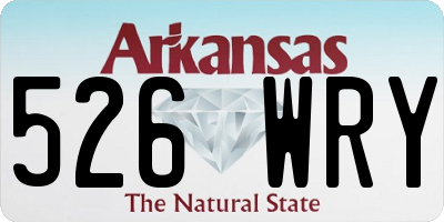 AR license plate 526WRY