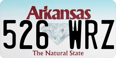 AR license plate 526WRZ