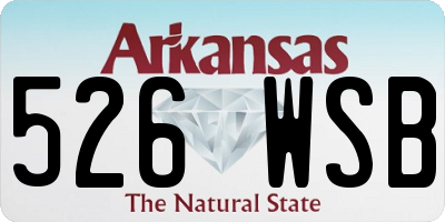 AR license plate 526WSB