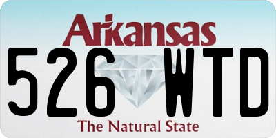 AR license plate 526WTD