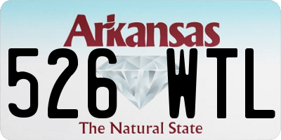 AR license plate 526WTL