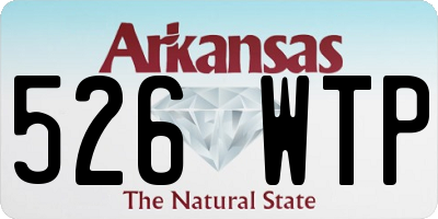 AR license plate 526WTP