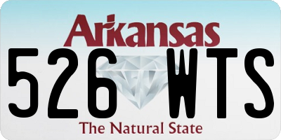 AR license plate 526WTS