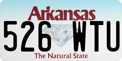 AR license plate 526WTU