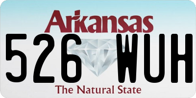 AR license plate 526WUH