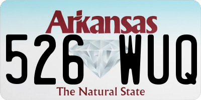 AR license plate 526WUQ