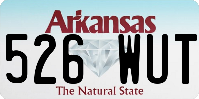 AR license plate 526WUT