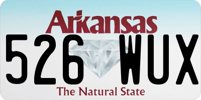 AR license plate 526WUX
