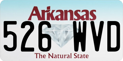 AR license plate 526WVD