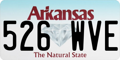 AR license plate 526WVE