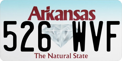 AR license plate 526WVF