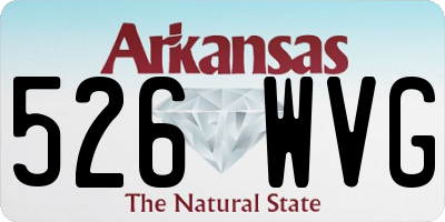 AR license plate 526WVG