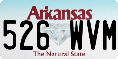 AR license plate 526WVM