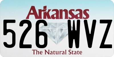 AR license plate 526WVZ