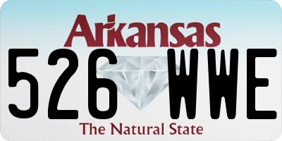 AR license plate 526WWE