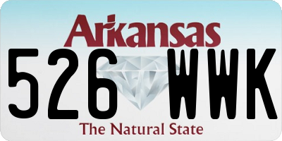 AR license plate 526WWK