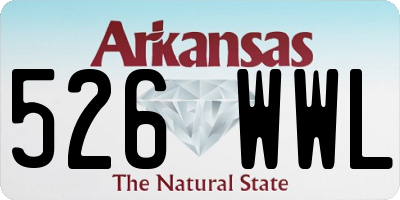 AR license plate 526WWL