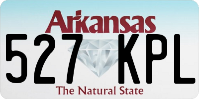 AR license plate 527KPL