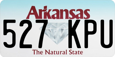 AR license plate 527KPU