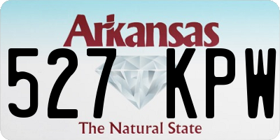 AR license plate 527KPW