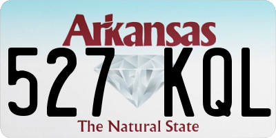 AR license plate 527KQL