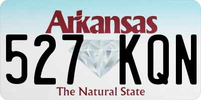 AR license plate 527KQN