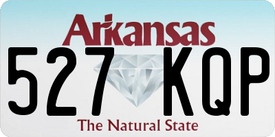 AR license plate 527KQP