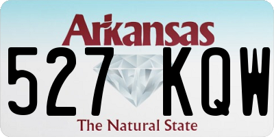 AR license plate 527KQW