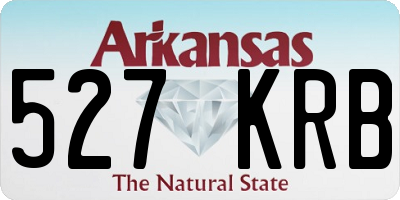 AR license plate 527KRB