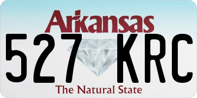 AR license plate 527KRC