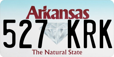 AR license plate 527KRK