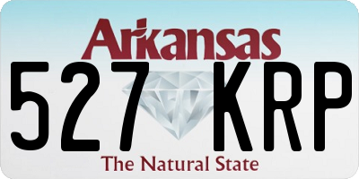 AR license plate 527KRP