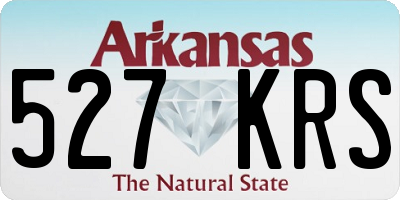 AR license plate 527KRS