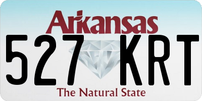 AR license plate 527KRT