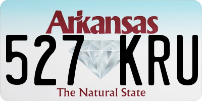 AR license plate 527KRU