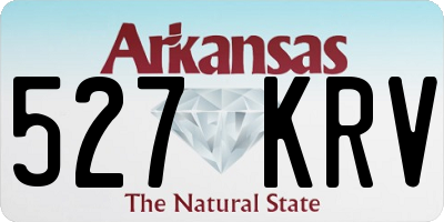 AR license plate 527KRV