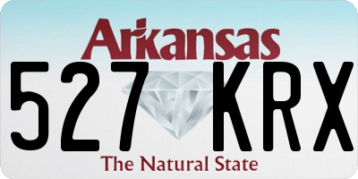 AR license plate 527KRX