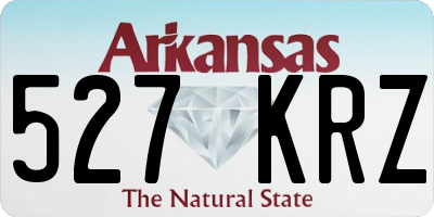 AR license plate 527KRZ