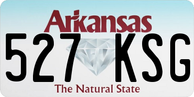AR license plate 527KSG