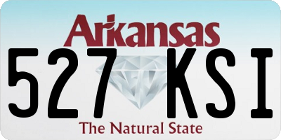 AR license plate 527KSI