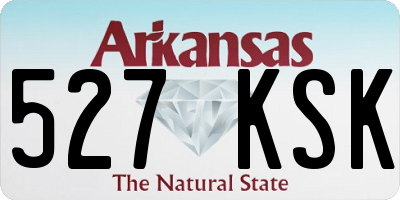 AR license plate 527KSK