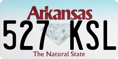 AR license plate 527KSL