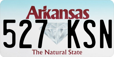 AR license plate 527KSN