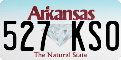 AR license plate 527KSO