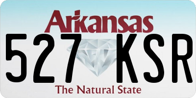 AR license plate 527KSR