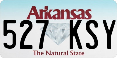 AR license plate 527KSY