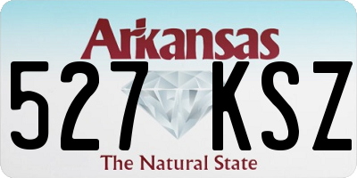 AR license plate 527KSZ