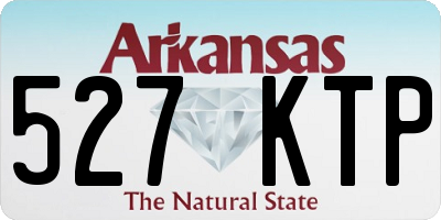 AR license plate 527KTP