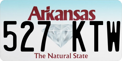 AR license plate 527KTW