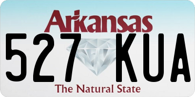 AR license plate 527KUA